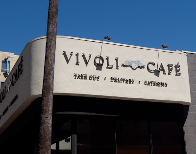 Vivoli Cafe sign cherub