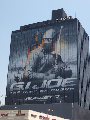 GI Joe Snake Eyes movie billboard