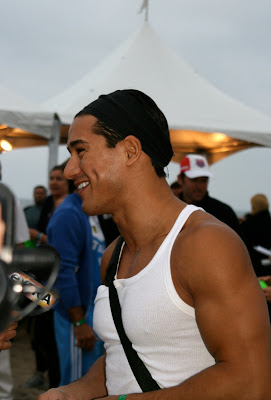 Celebrity Mario Lopez at Malibu Triathlon