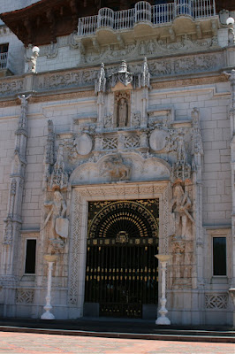 Hearst Castle Casa Grande ornate entrance