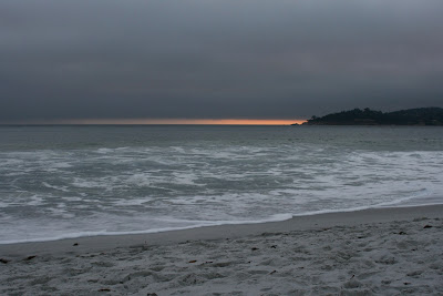 Carmel Pebble Beach sunset
