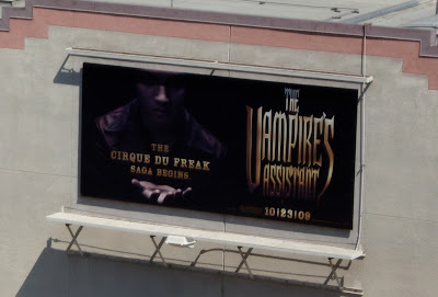 The Vampire's Assistant movie billboard