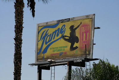 Fame film billboard
