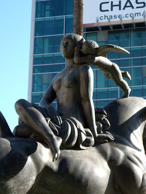Whispering angel sculpture in Hollywood