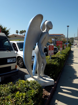 PCH angel under Malibu skies