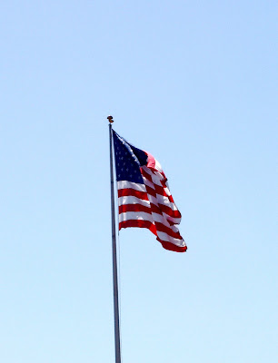 American Flag at The Grove
