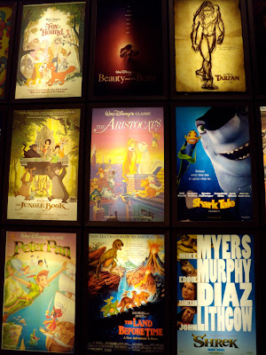 Animation movie posters display ArcLight Sherman Oaks