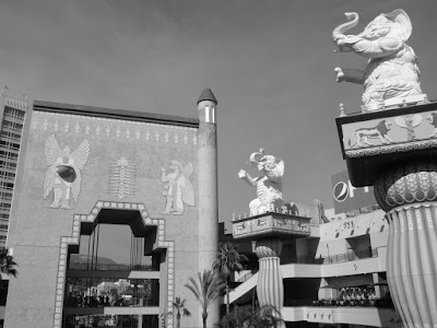 Hollywood and HIghland Center in mono