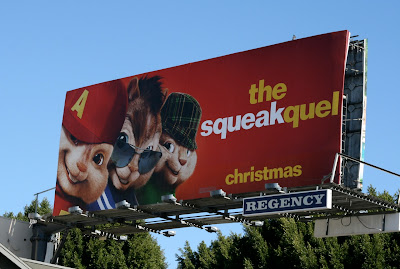 Alvin and the Chipmunks Squeakquel billboard