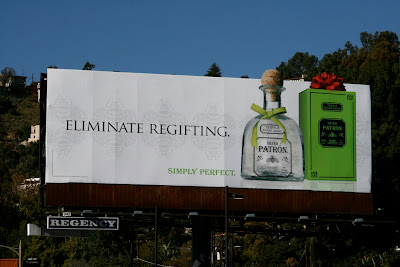 Patron Tequila regifting billboard