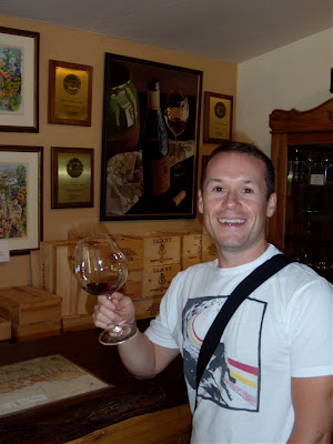 Jason enjoys Carmel Valley wine tasting