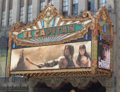 Prince of persia at El Capitan Hollywood