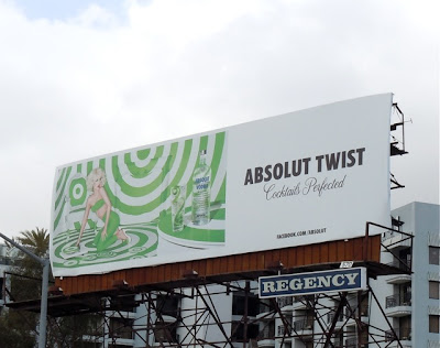 Absolut Twist vodka billboard