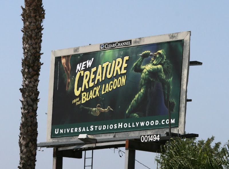 Universal Studios Creature from the Black Lagoon musical billboard