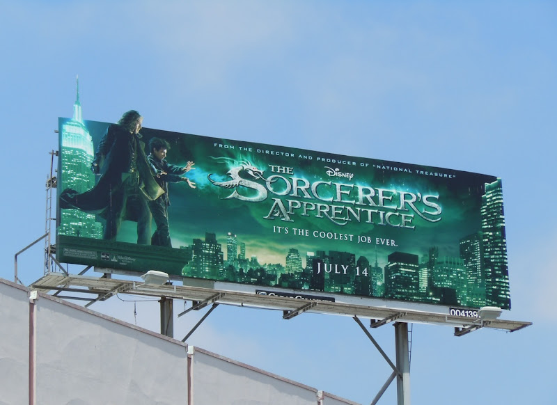 Disney The Sorcerer's Apprentice billboard Disney Sorcerers Apprentice billboard