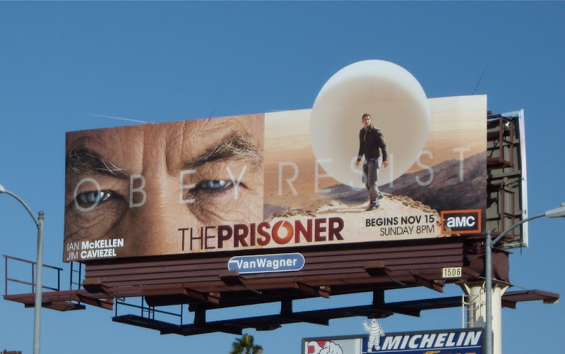 The Prisoner remake TV mini-series billboard