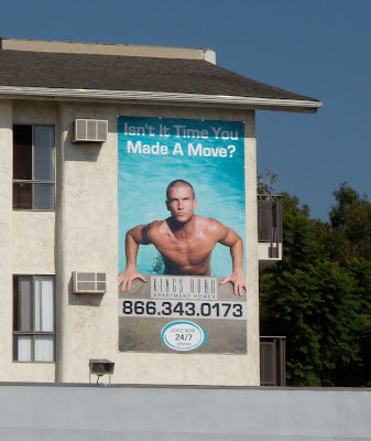 Hot pool guy billboard