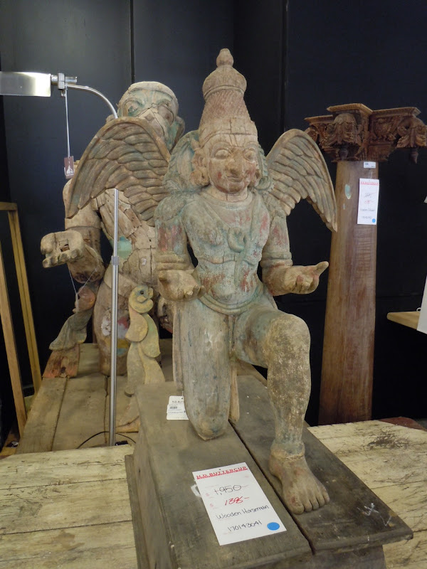 Wooden horseman angel