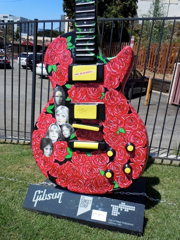 Rosas GuitarTown sculpture Sunset Strip