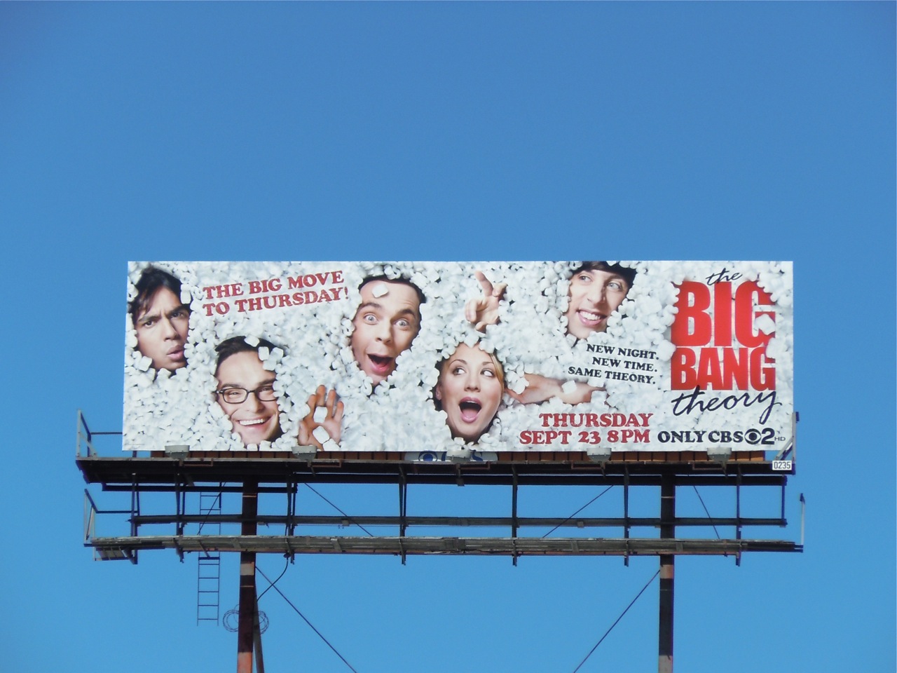 The Big Bang Theory season 4 billboard Big Bang Theory season 4 TV billboard