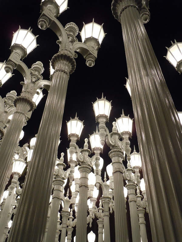 Urban Light lit up