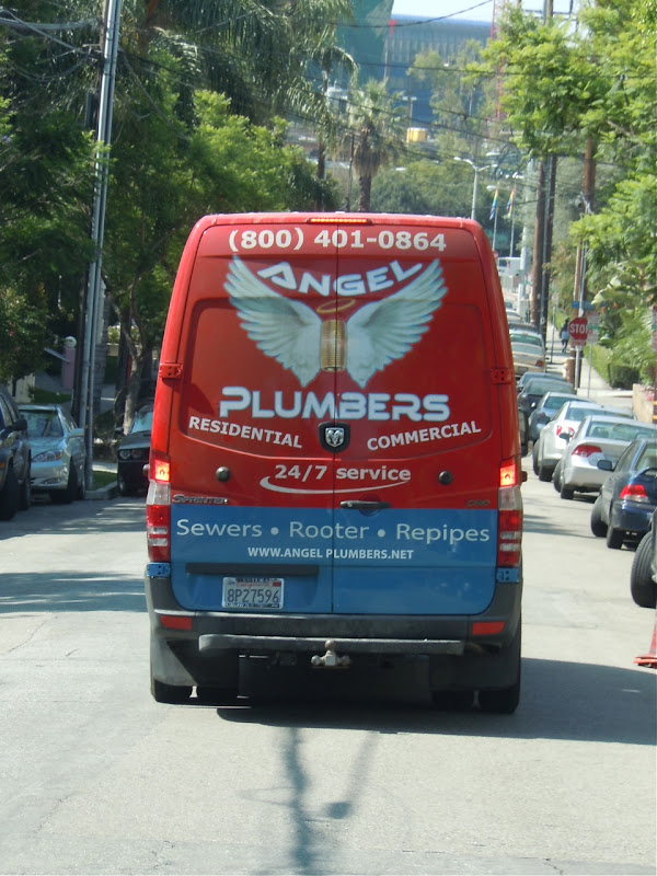 Angel plumbers van