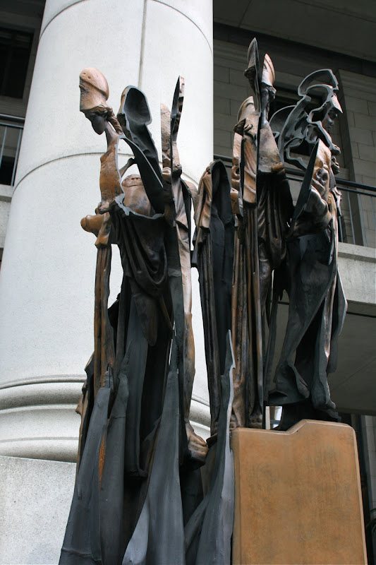 Arman University of Wisdom sculpture