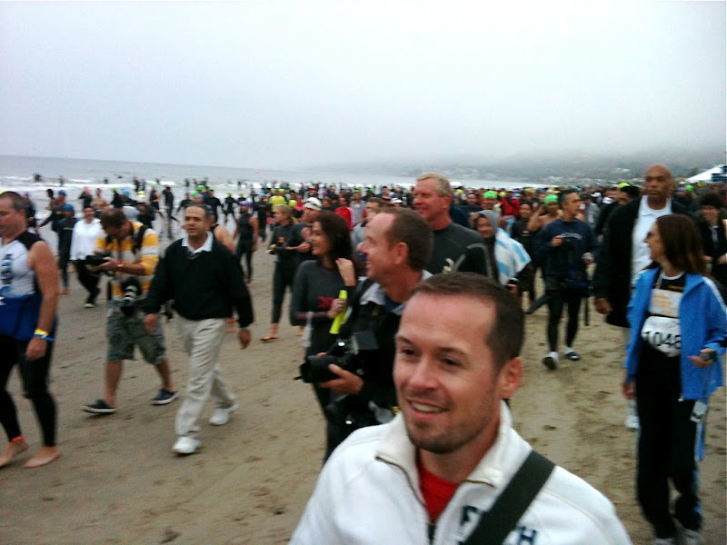 Paparazzi and Teri Hatcher Malibu Triathlon 2010