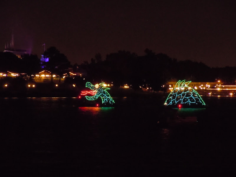 Disney World illuminated sea creature