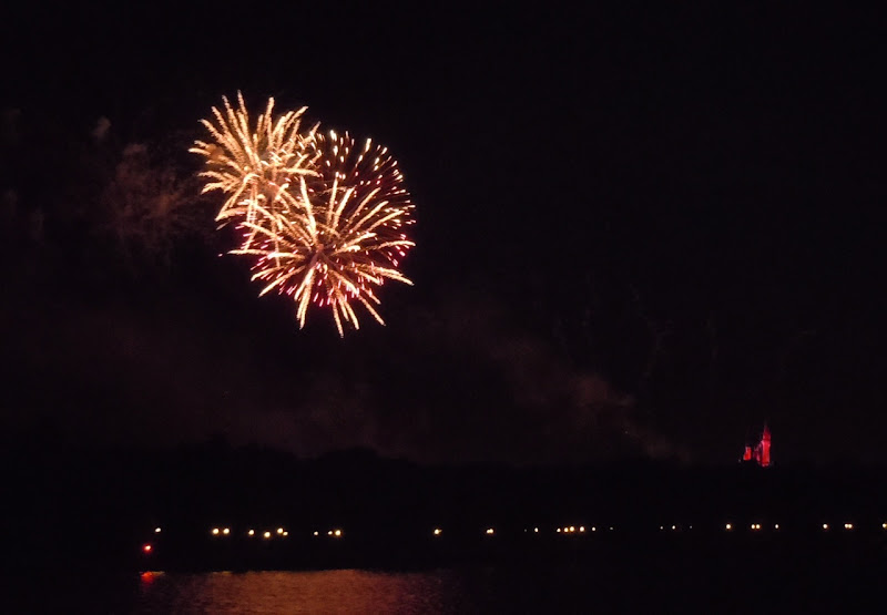 Fireworks over Magic Kingdom