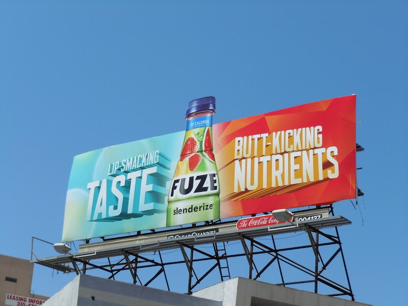 Fuze drink billboard