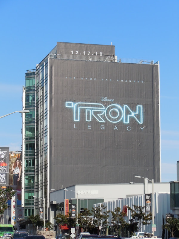 Tron Legacy Sunset Strip billboard