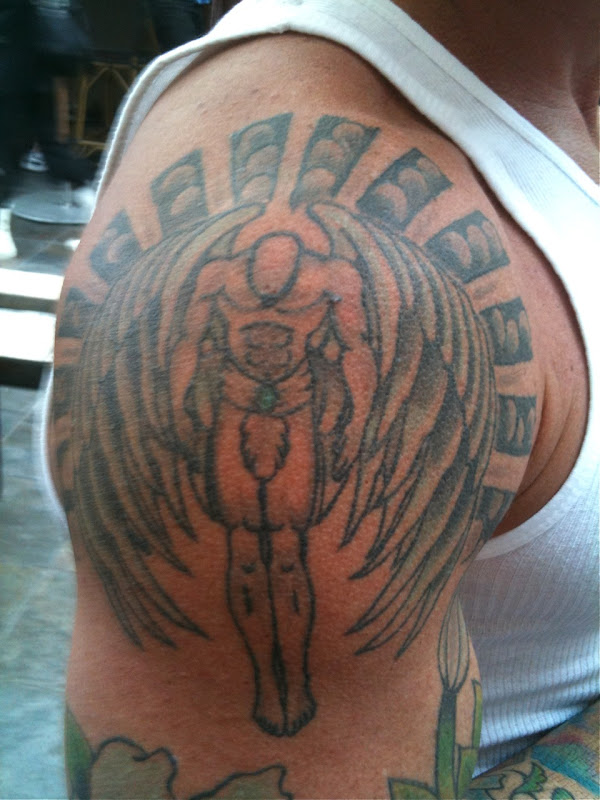 Artistic graffiti and tattoo angels. Artistic graffiti and tattoo angels.