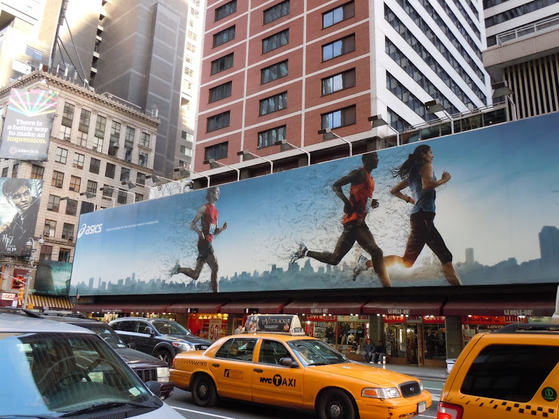 Asics New York marathon billboard