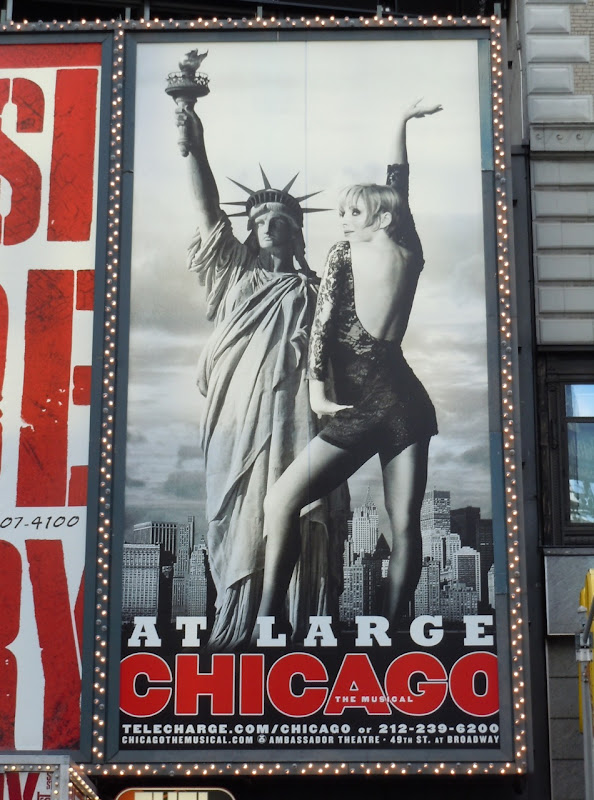 Chicago Musical billboard NYC