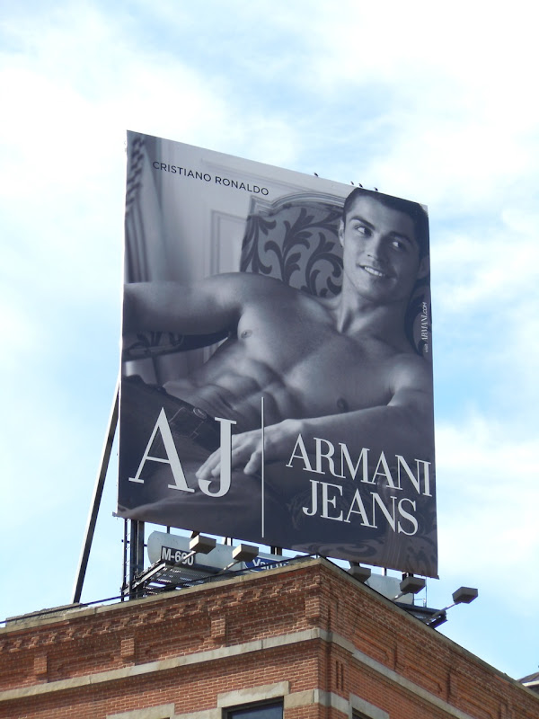 Armani Jeans Cristiano Ronaldo billboard