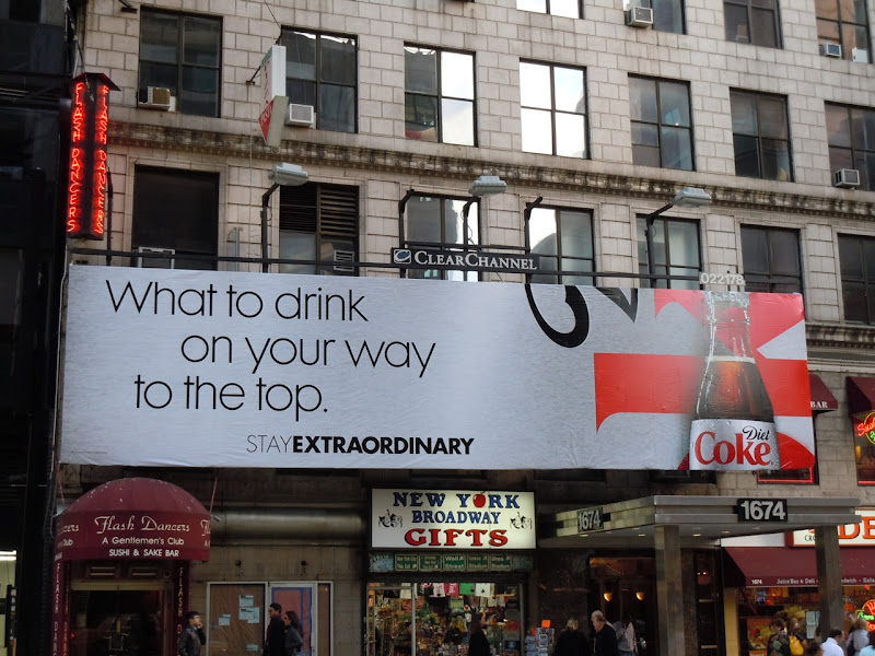 Diet Coke billboard NYC