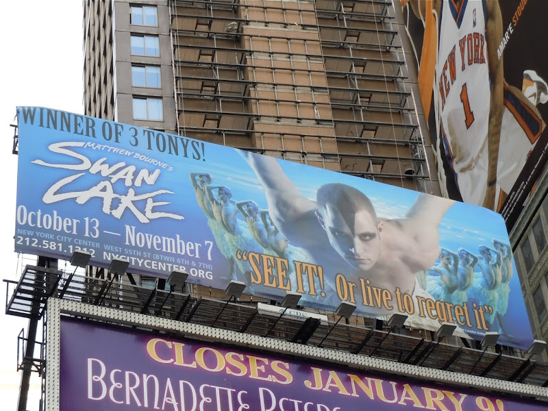 Swan Lake billboard NYC