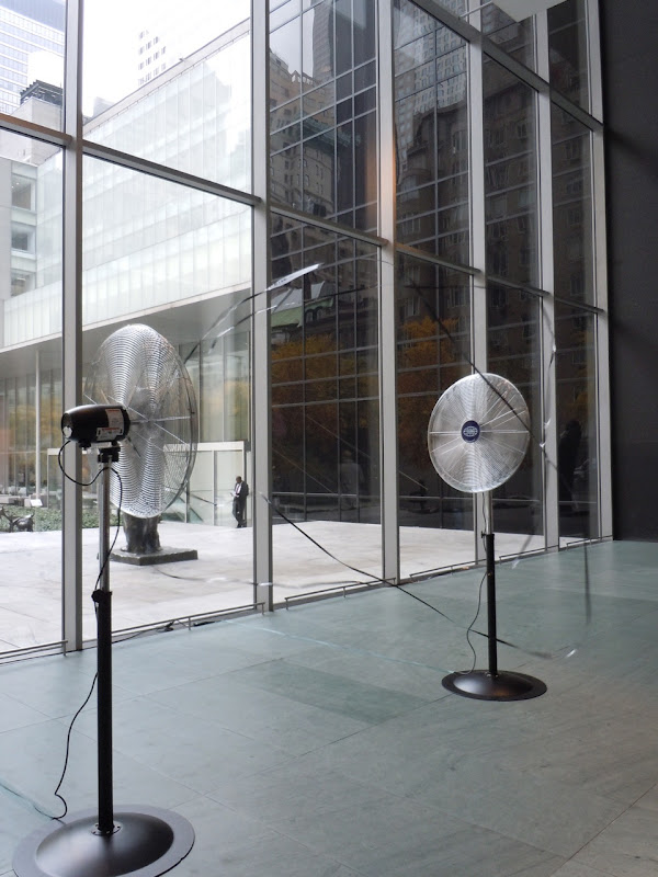 Two blowing fans MoMA