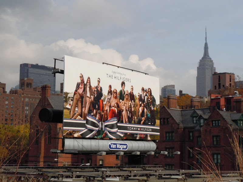 The Hilfigers Holidays 2010 billboard