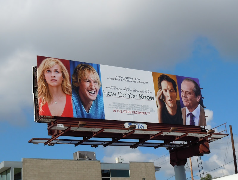 How Do You Know movie billboard