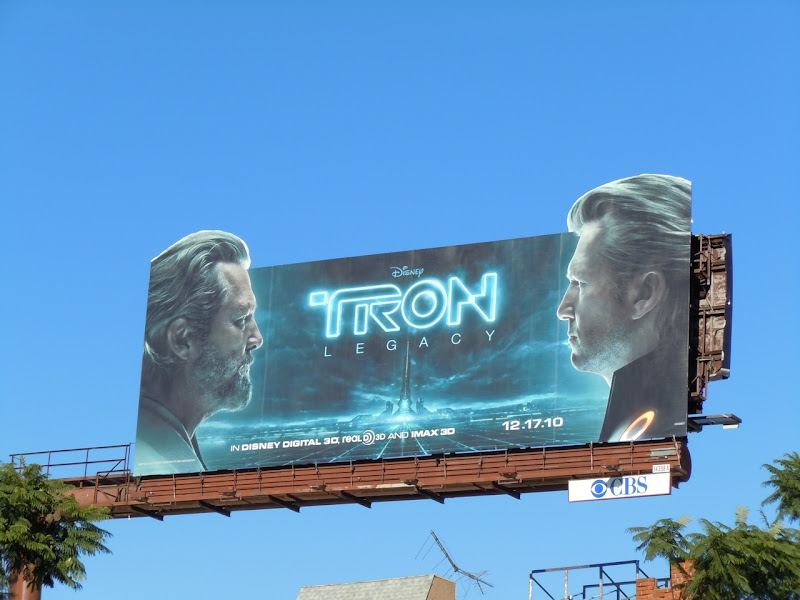 Tron Legacy Flynn and Clu billboard
