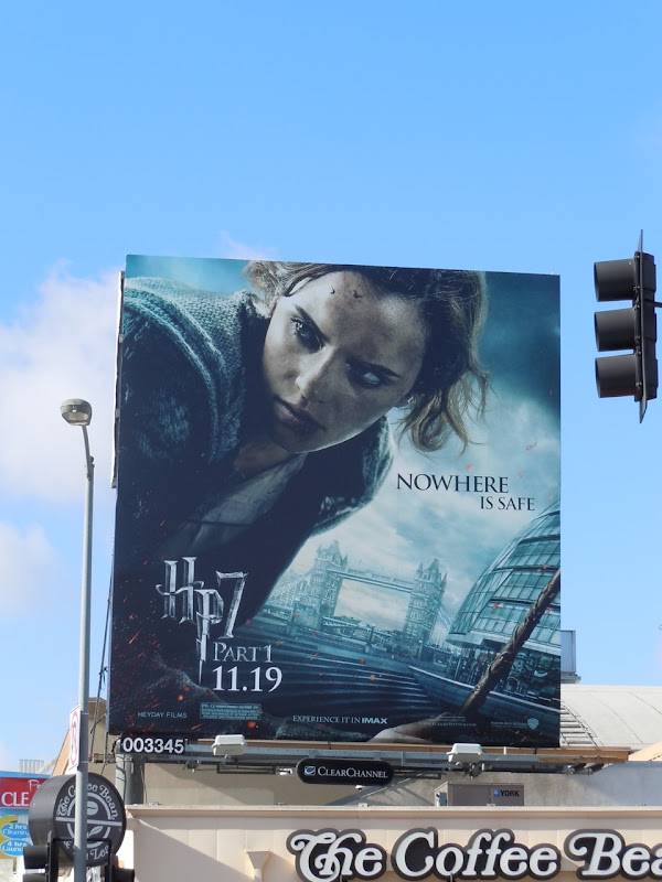 Hermione Harry Potter 7 billboard