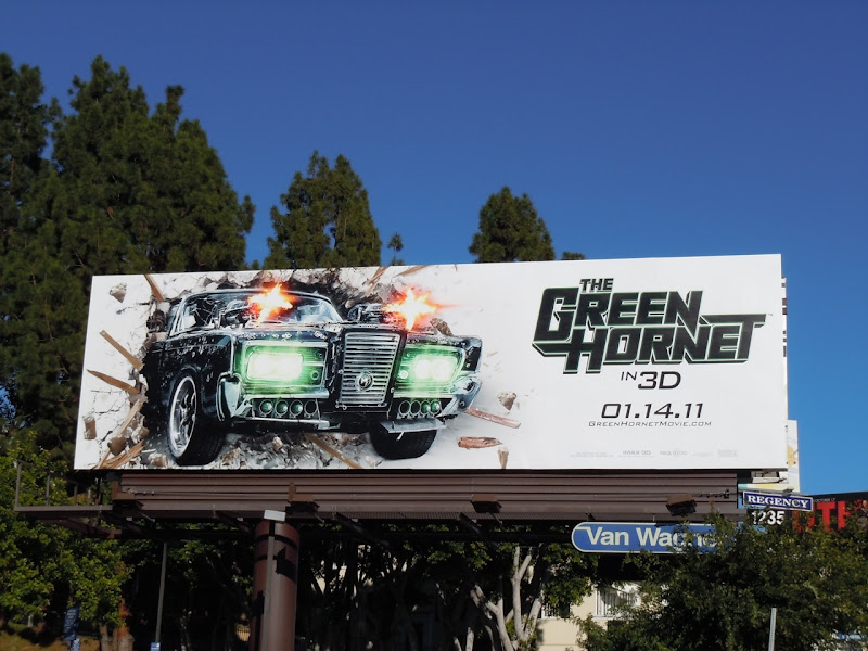 The Green Hornet movie billboard