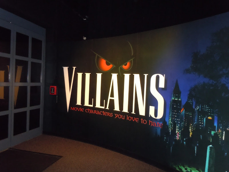 Villains costume exhibit
