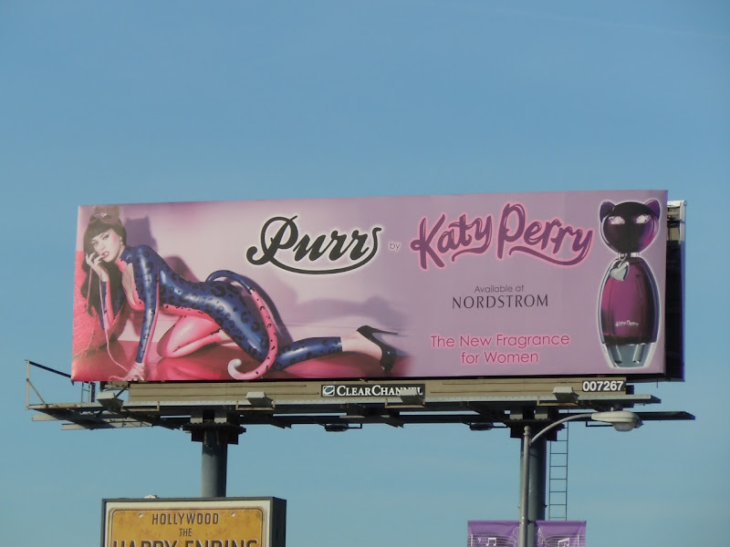 Katy Perry Purrs fragrance billboard