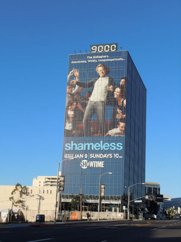 Shameless Sunset Strip TV billboard