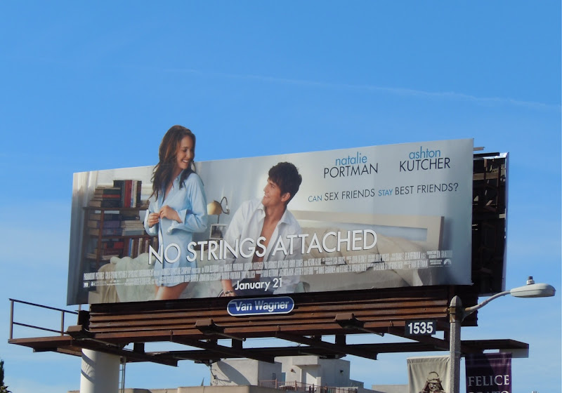 No Strings Attached film billboard