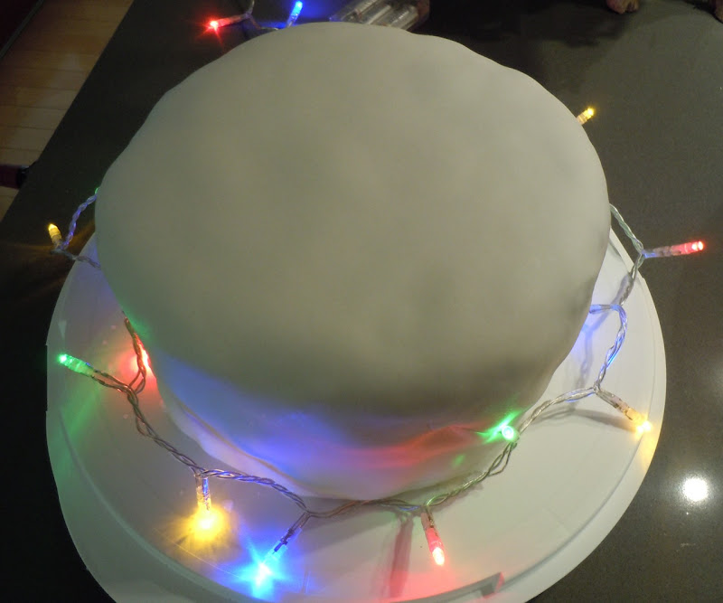 Iced Christmas Cake
