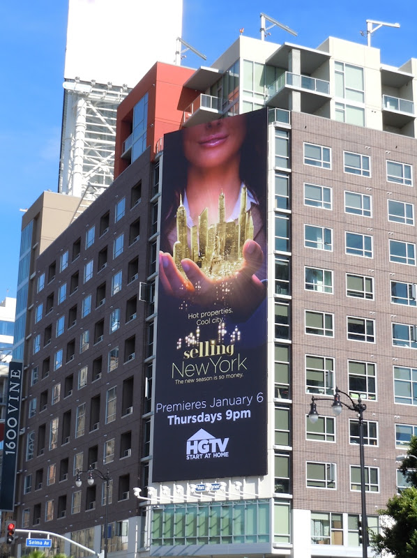 Selling New York TV billboard